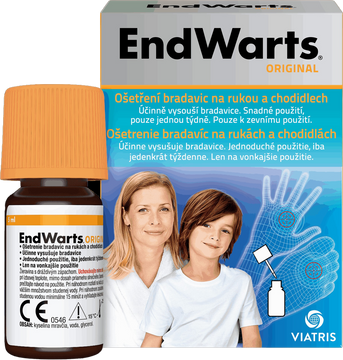 EndWarts ORIGINAL Roztok k odstranění bradavic 5 ml