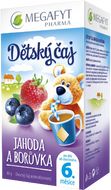 Megafyt Dětský čaj jahoda a borůvka 20 x 2 g