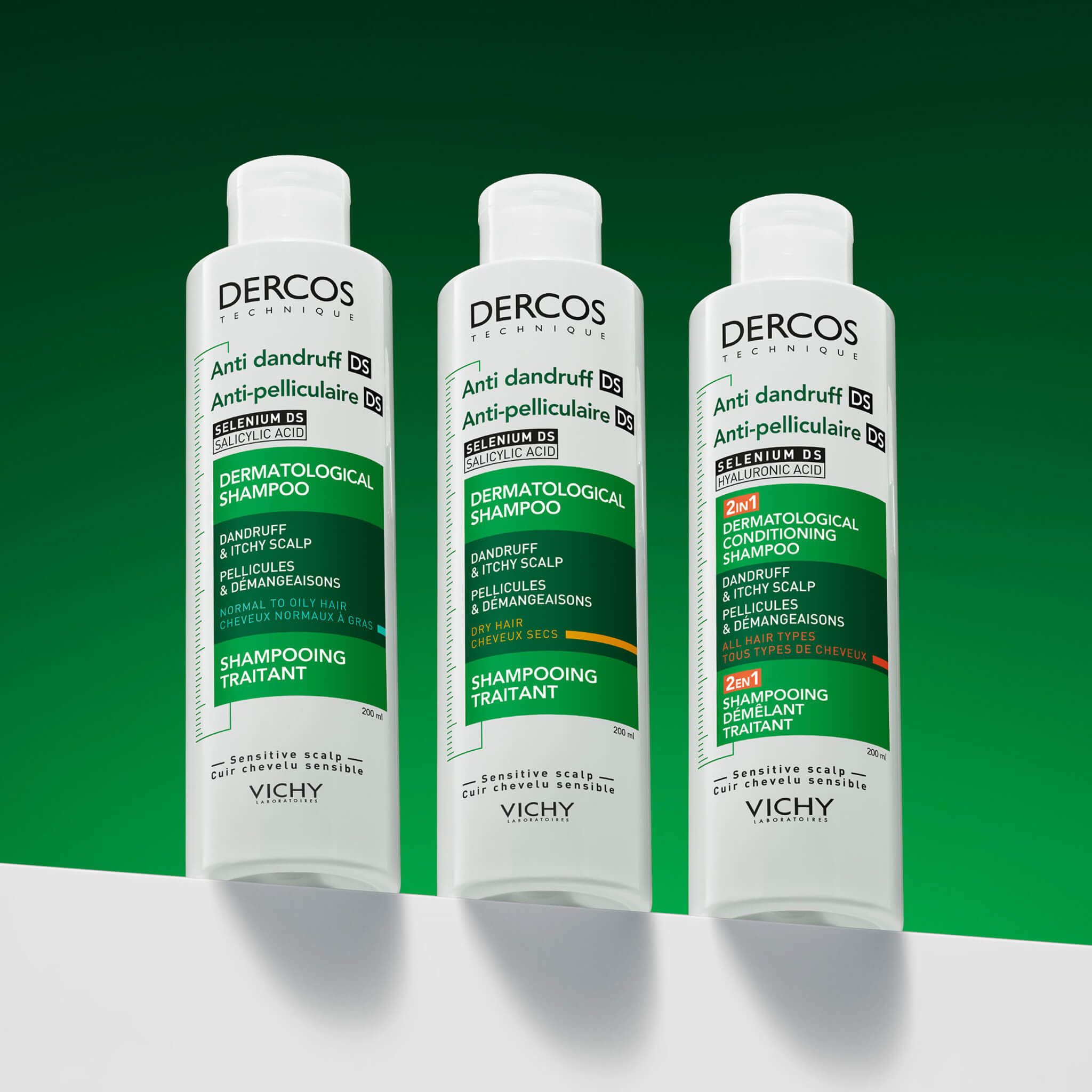 Vichy Dercos šampon a kondicionér na lupy 2v1 200 ml