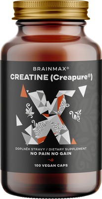 BrainMax Kreatin monohydrát 100 kapslí