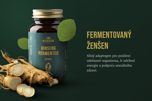 Vitalvibe Fermentovaný Ženšen 30 kapslí