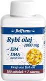 MedPharma Rybí olej 1000 mg +EPA+DHA 107 tobolek