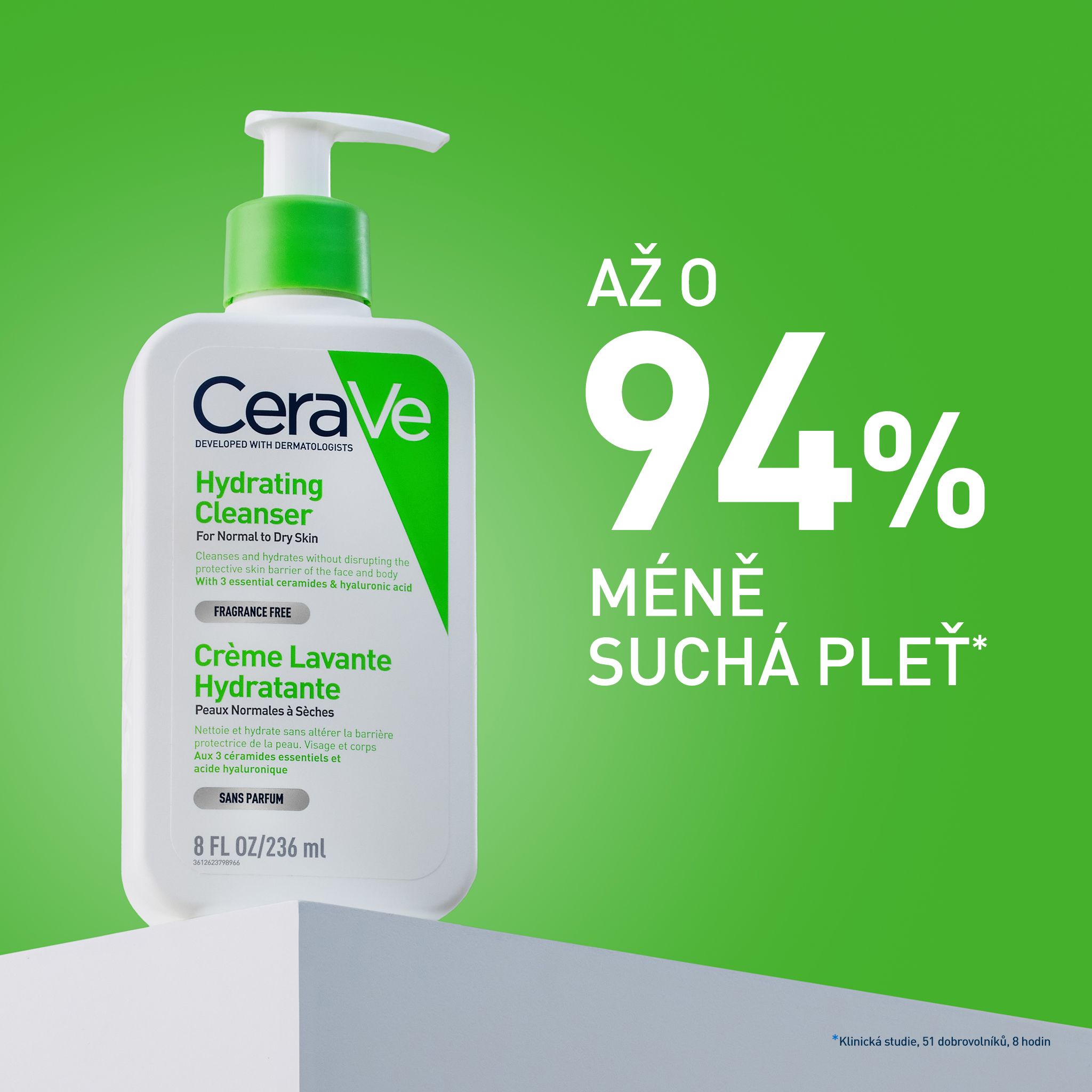CeraVe Hydratační čisticí emulze 473 ml