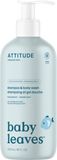 Attitude Dětský šampon a tělové mýdlo (2 v 1) Baby leaves s vůní Good night 473 ml