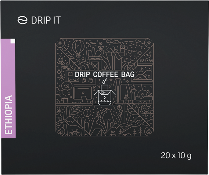 Drip it Káva ve filtru Ethiopia Legesse Borsamo 20 x 10 g
