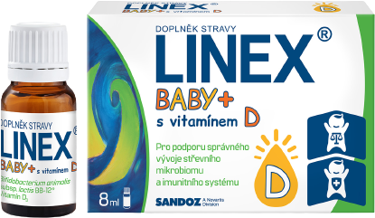 Linex Baby + s vitamínem D 8 ml