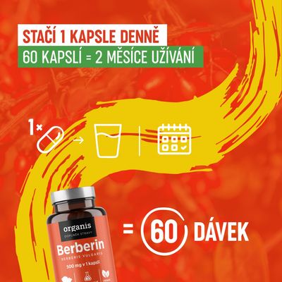 Organis Berberin 30 kapslí