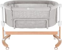 Petite&Mars Postýlka dětská polohovatelná s funkcí kolébky Glory 2v1 Mocha Beige