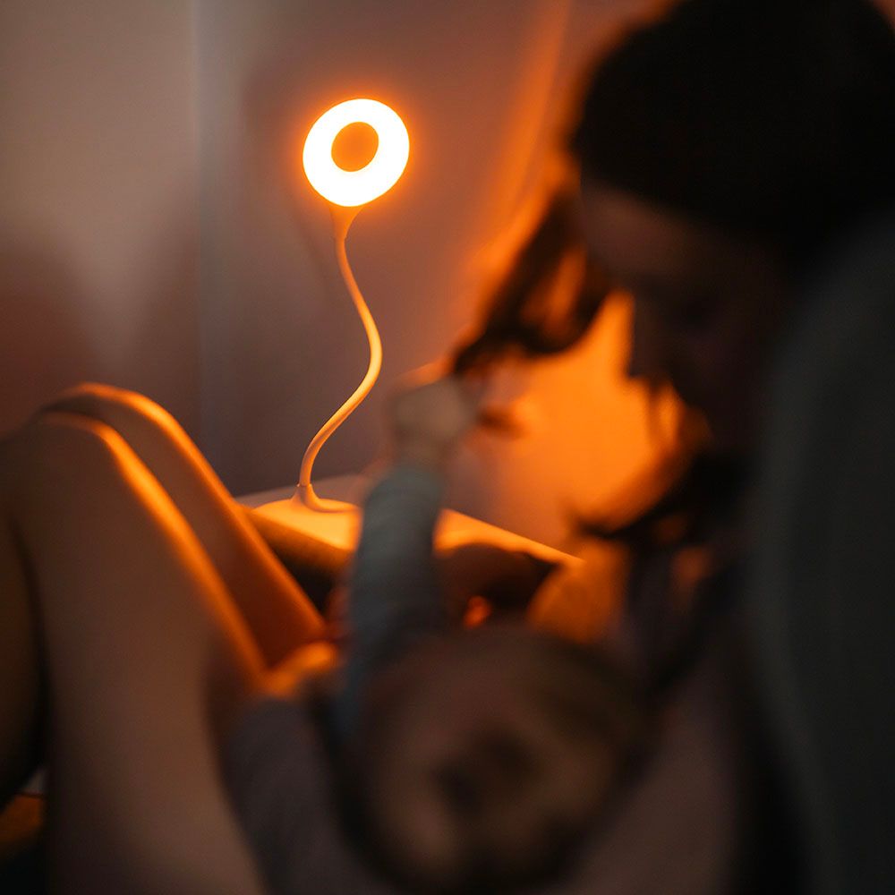 Lunesto LED Lampička na čtení bez modré složky bílá