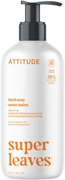 Attitude Mýdlo na ruce Super leaves pomeranč a eukalyptus 473 ml