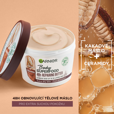 Garnier Body Superfood tělové máslo s kakaem 380 ml