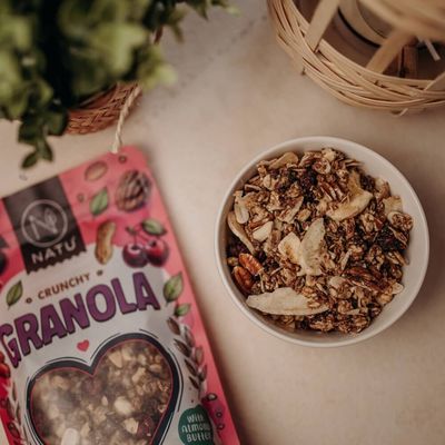 Natu Granola Višeň a karob 350 g