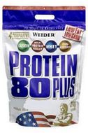 Weider , Protein 80 Plus, , Jahoda 2000 g