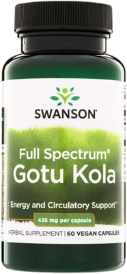Swanson Gotu Kola 435mg, 60 kapslí