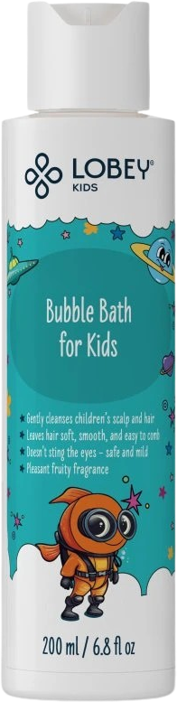 Lobey Pěna do koupele pro děti 200 ml