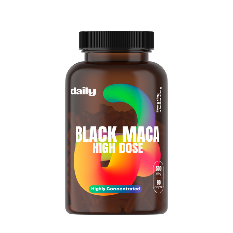Daily Black Maca High Dose 90 kapslí