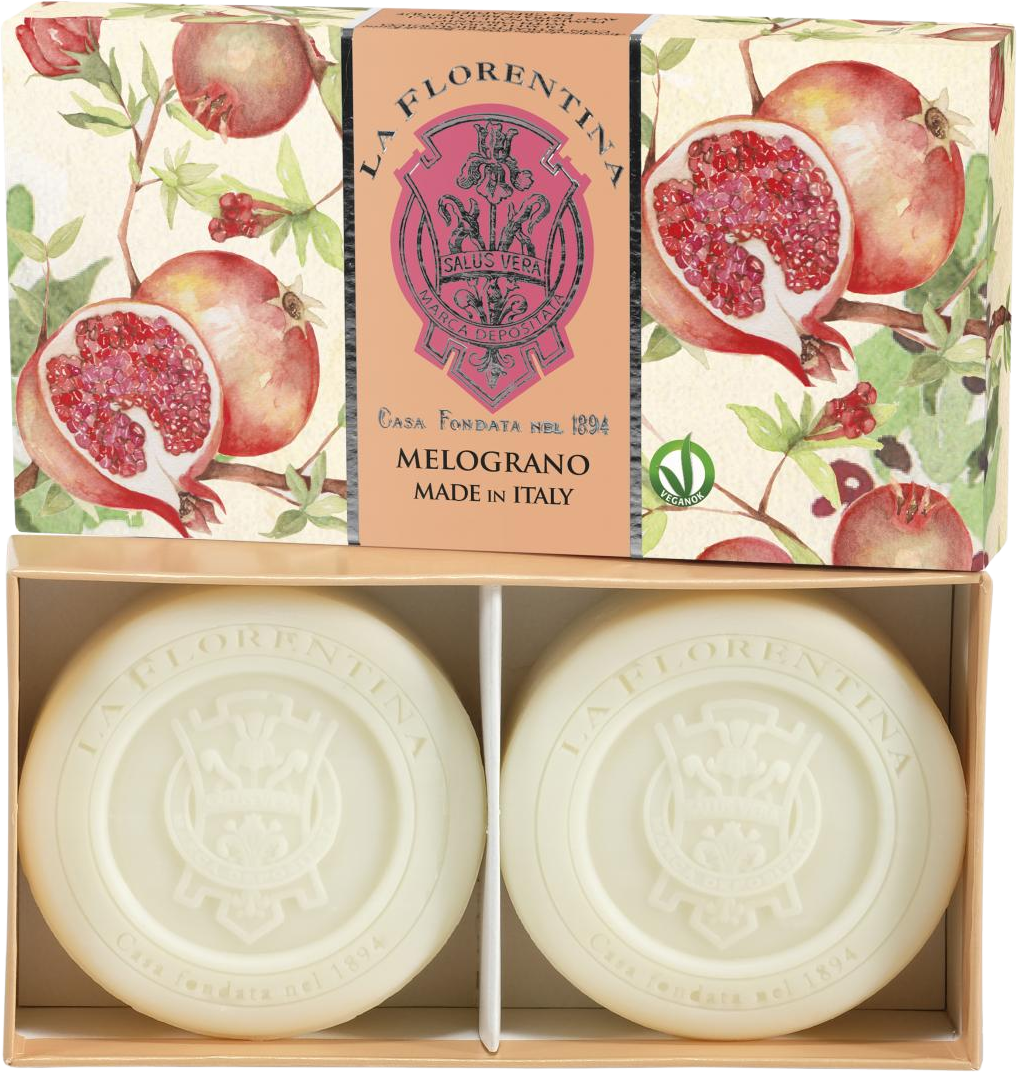 La Florentina Kazeta mýdel Melograno 2 x 115 g