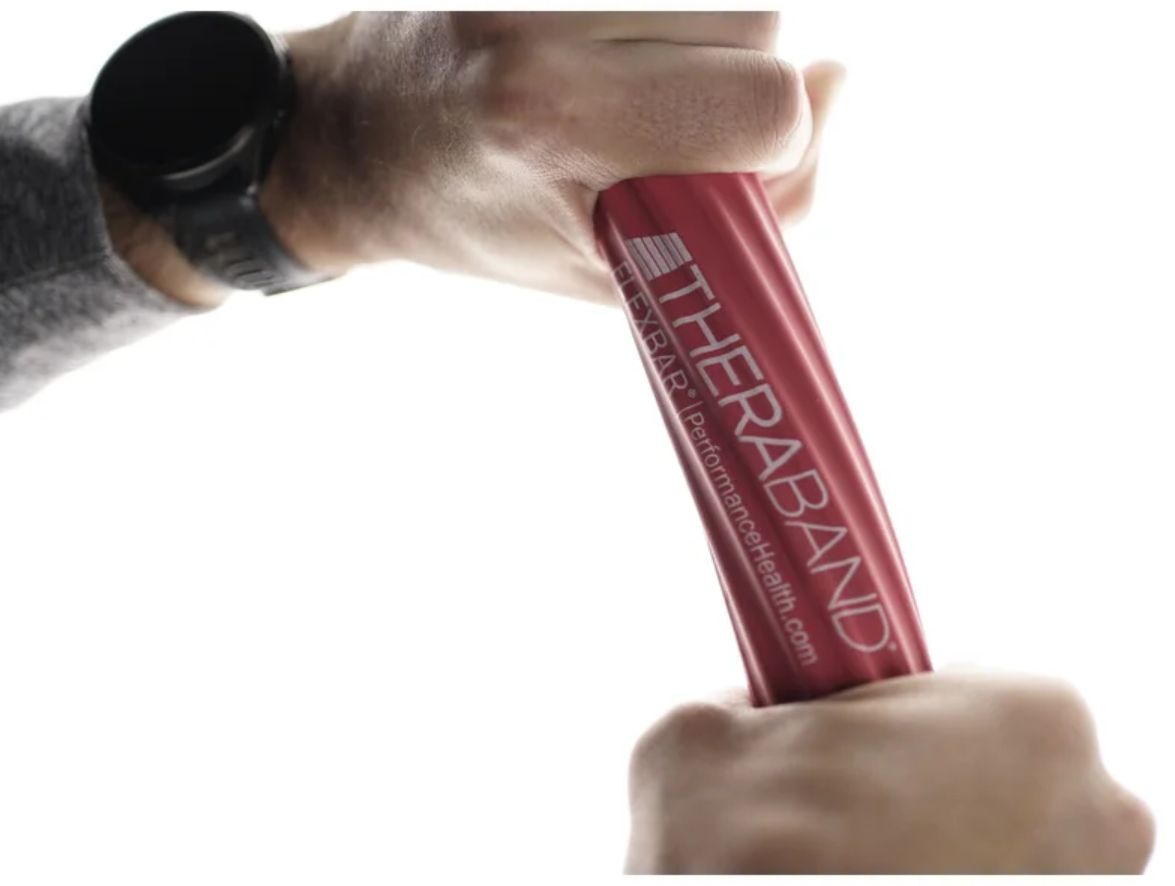 Theraband FlexBar červený - středně silný