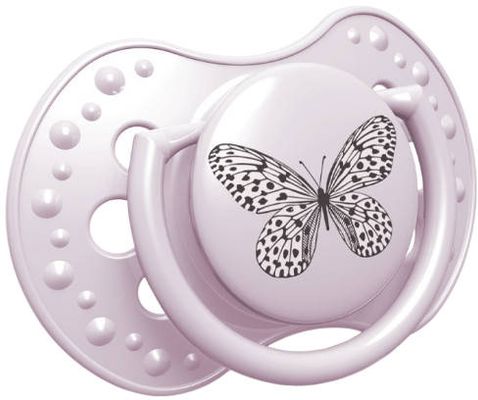 LOVI Dudlík silikonový dynamický Botanic dívka 3-6m 2 ks