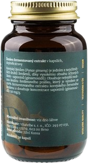 Vitalvibe Fermentovaný Ženšen 30 kapslí