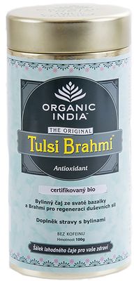 Tulsi Brahmi BIO 100 g plech Organic India