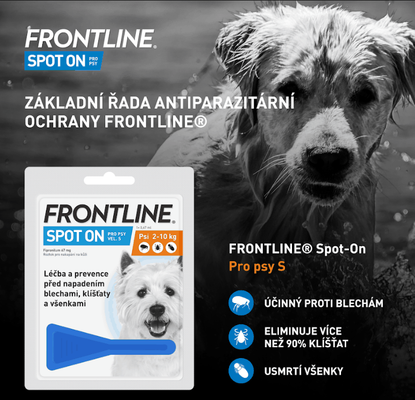 Frontline Spot On Dog S 2-10 kg 3 x 0.67 ml