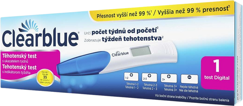 Clearblue Těhotenský test digitální s indikací termínu početí