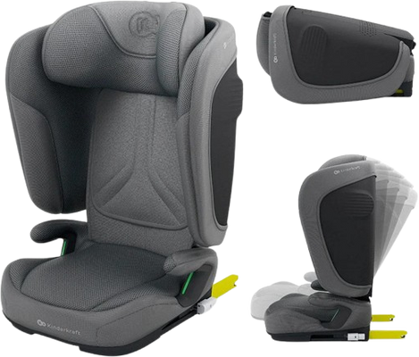 Kinderkraft Autosedačka skládací Unity 2 I-Size Grey