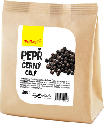 Wolfberry Pepř černý celý 200 g