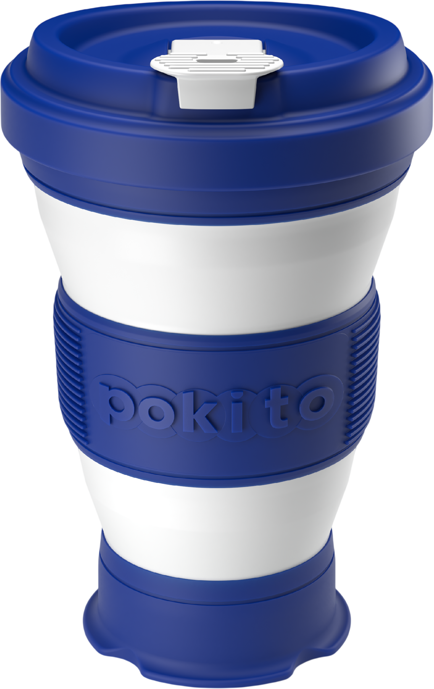 Pokito Skládací hrnek do kapsy, tmavě modrý 475 ml