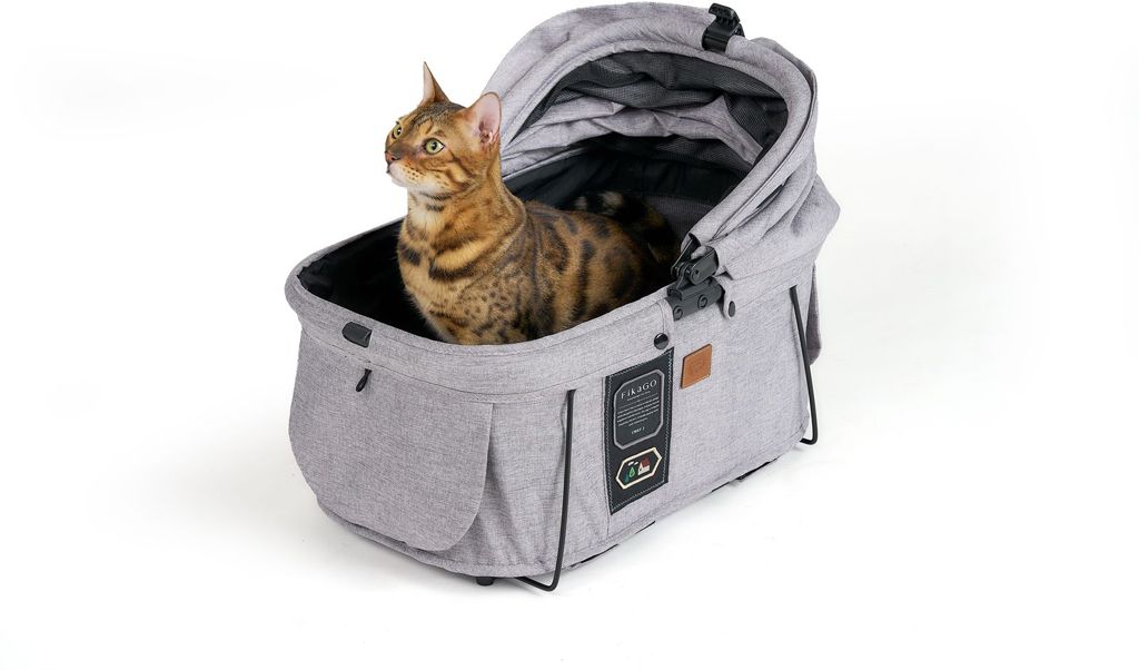 FIKAGO Nosič pro psy a kočky Sway2 Grey Husky