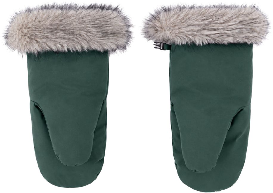 Petite&Mars Set zimní fusak Comfy 4v1 + rukavice na kočárek Fjora Veritable Khaki