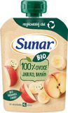 Sunar BIO ovocná kapsička jablko, banán 4m+ 100 g