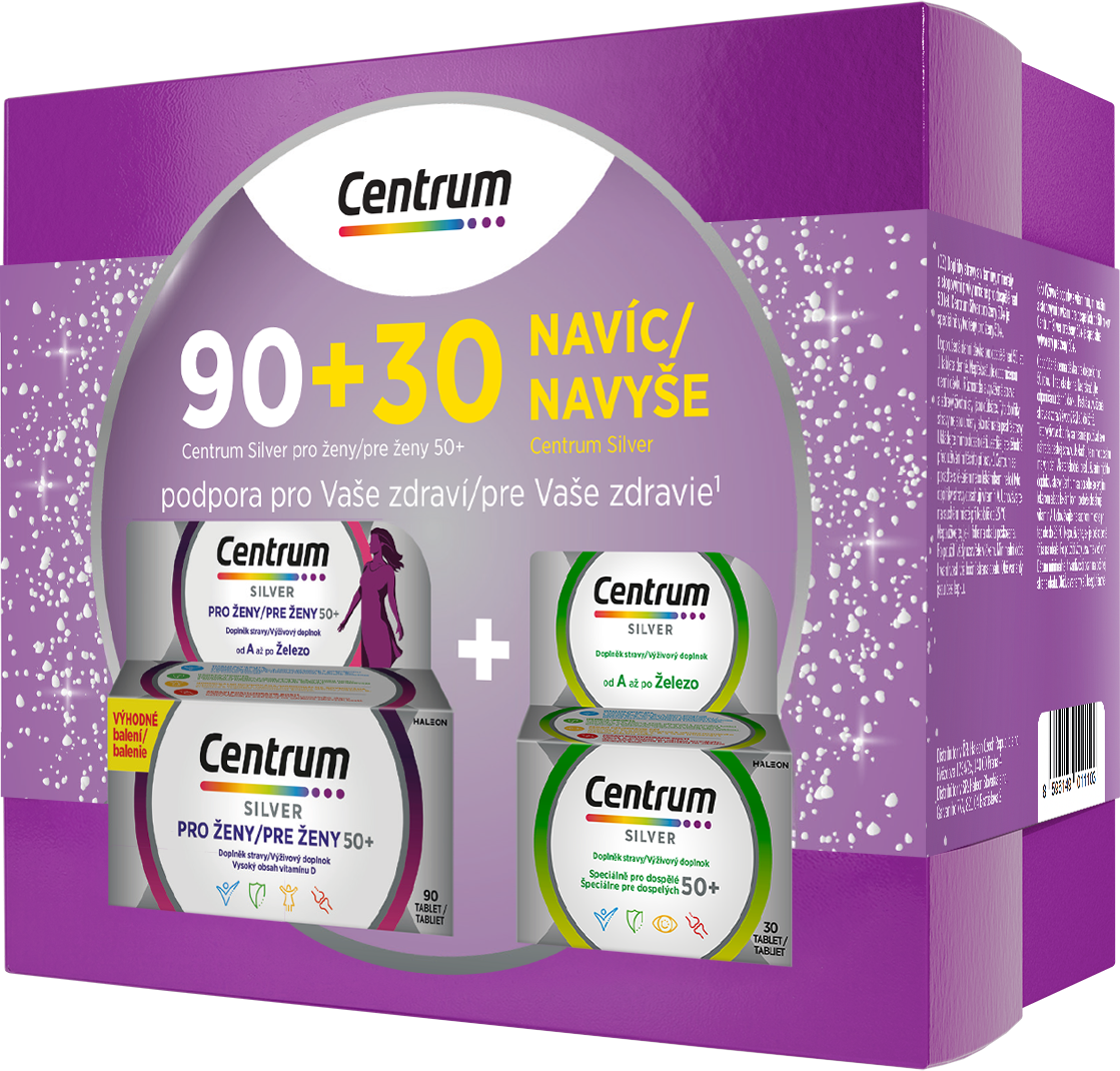 Centrum Silver pro ženy dárkové balení 90 + 30 tablet