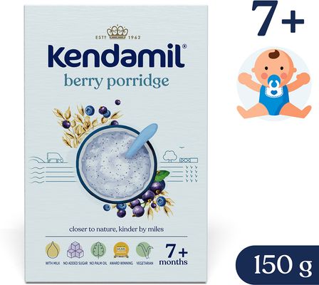 Kendamil Mléčná kaše s lesním ovocem 7m+ 150 g