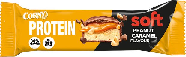Corny Protein SOFT, Arašídy - karamel 45 g