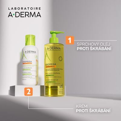 A-Derma Exomega Control zvláčňující sprchový olej 500 ml