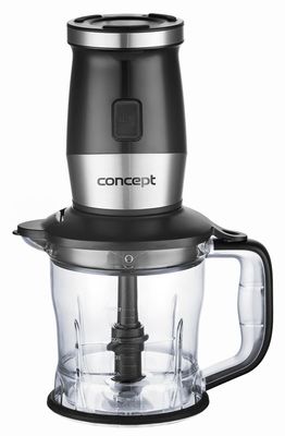 Concept Fresh&Nutri Černý smoothie mixér, chopper, mlýnek + 2 lahve 570 ml + 400 ml