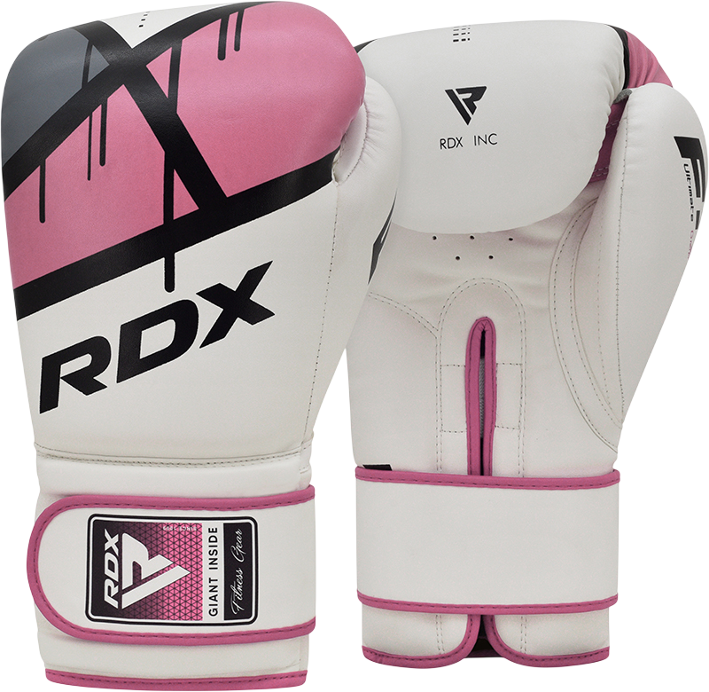 Acra RDX F7 Ego Růžové boxerské rukavice pro ženy 340 g