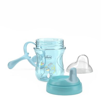 Chicco Hrneček Training s držadly teal, 6m+ 200 ml