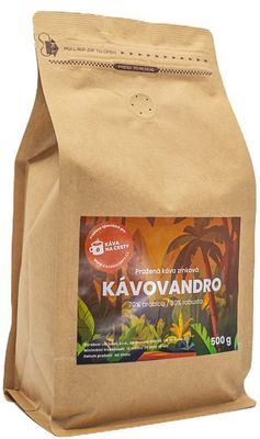 Káva na cesty Zrnková káva Kávovandro 500 g