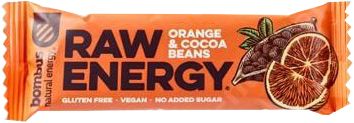 Bombus Raw Energy pomeranč a kakaové boby 50 g