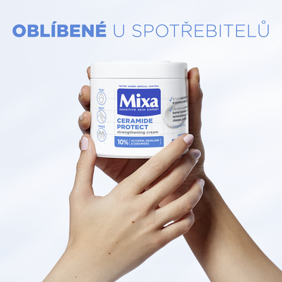 Mixa posilující tělová péče pro velmi suchou pokožku, 400 ml