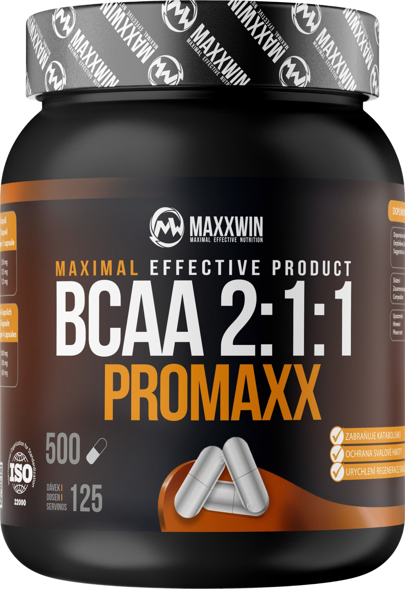 Maxxwin BCAA Promaxx 2:1:1 500 kapslí