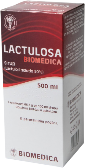 Biomedica Lactulosa 667 mg sirup 500 ml