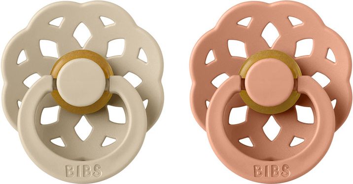 Boheme cumlíky z prírodného kaučuku, Vanilla / Peach 2 ks