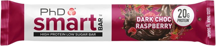 PhD Nutrition Smart Bar dark choc raspberry 64 g