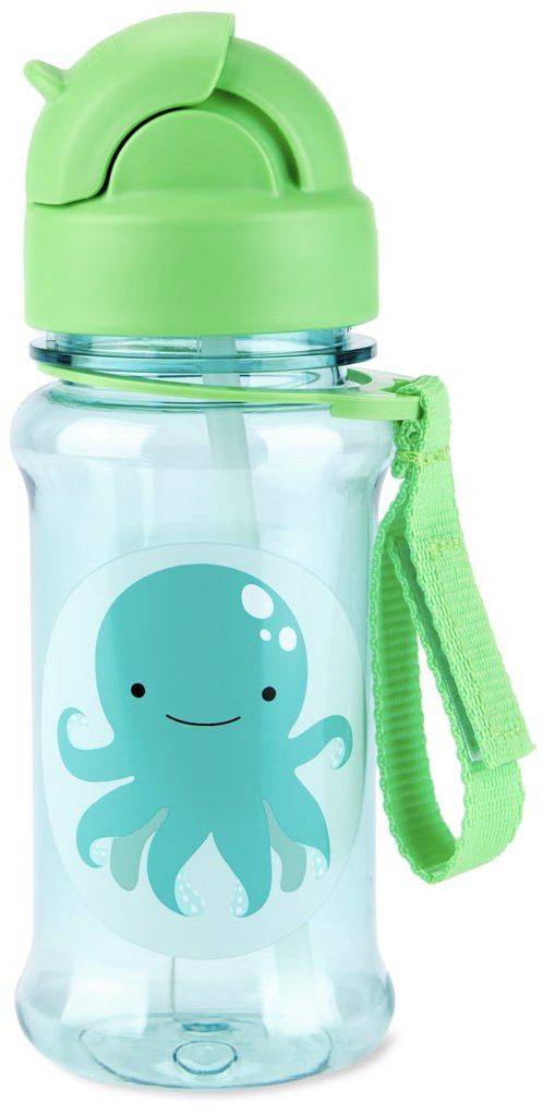 Skip Hop Zoo tritan Láhev s brčkem Chobotnice 12m+ 355 ml