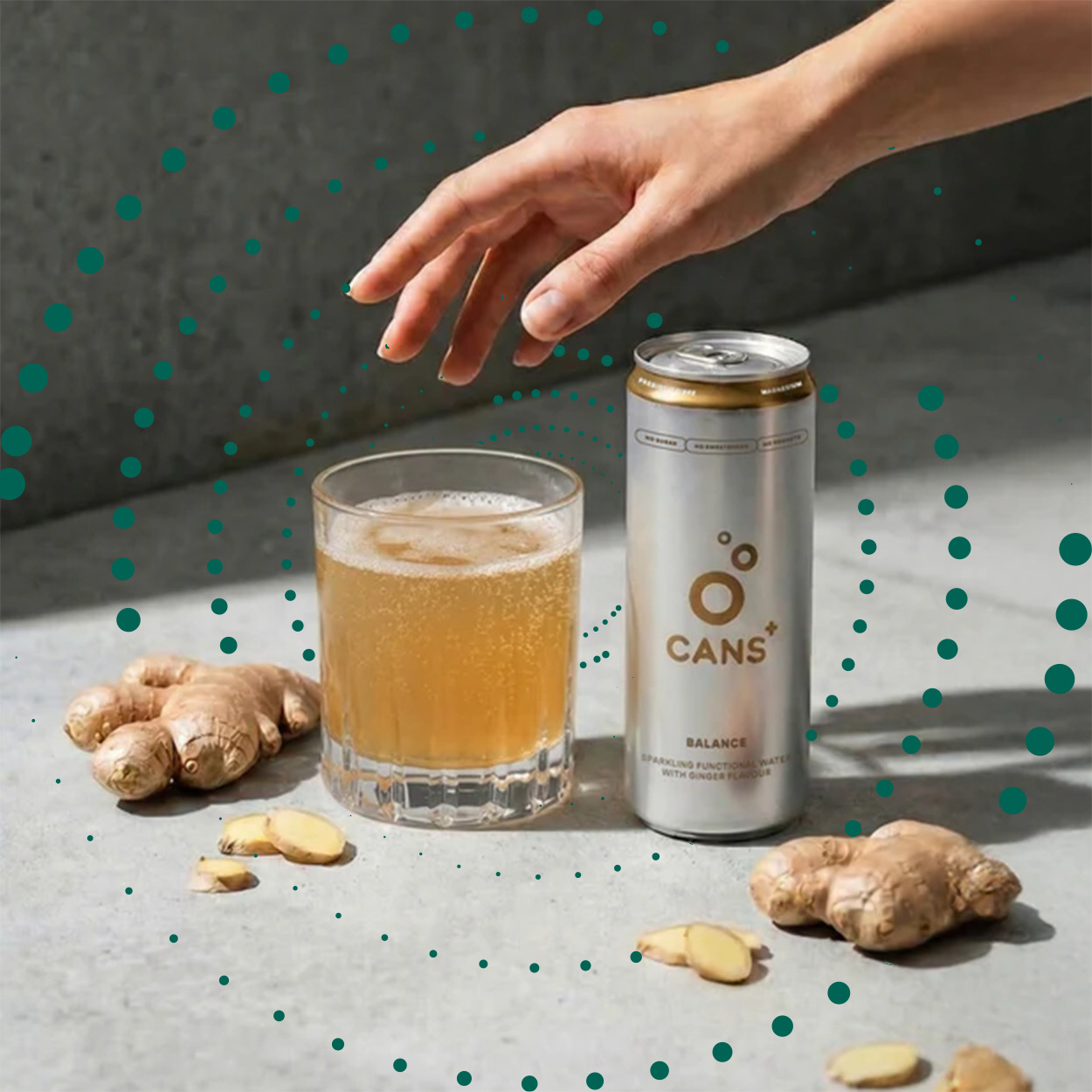 CANS Funkčná perlivá voda Balance 330 ml