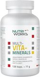 NutriWorks Multivitaminerals 120 kapslí